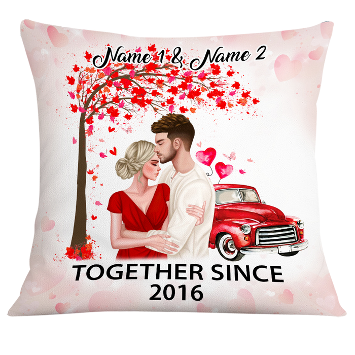 Personalized Valentine Couple Pillow DB163 30O24 1