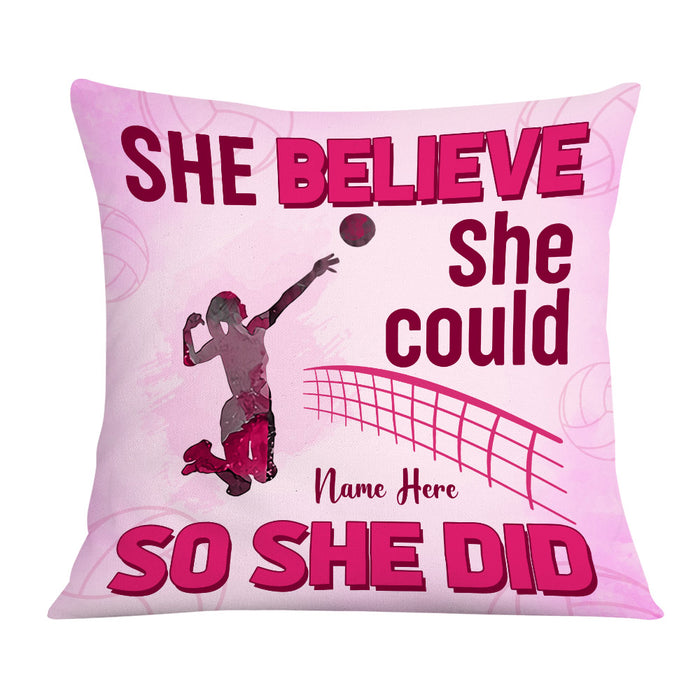 Personalized Love Volleyball Pillow DB164 87O36 1