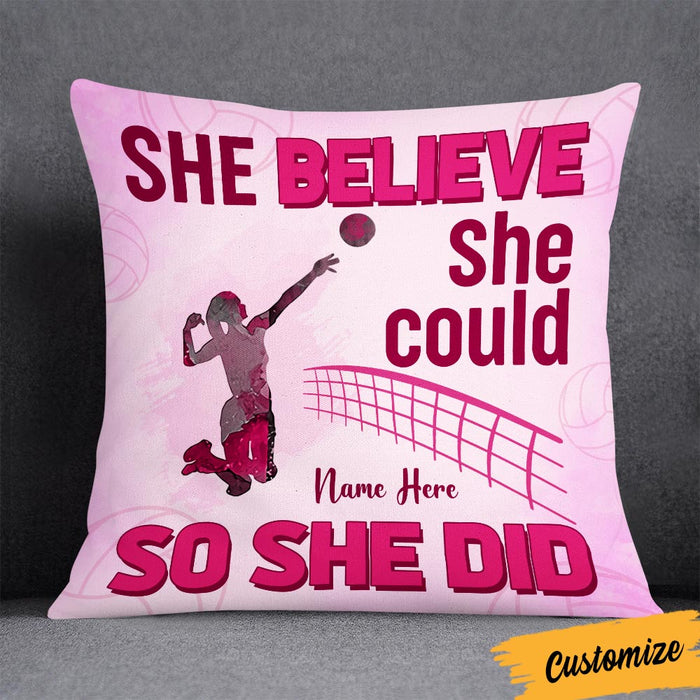 Personalized Love Volleyball Pillow DB164 87O36 1