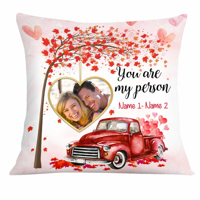 Personalized Valentine Couple Pillow DB164 30O34 1