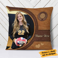 Personalized Love Volleyball Pillow DB165 87O58 thumb 1
