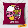 Personalized Love Volleyball Pillow DB166 87O23 1