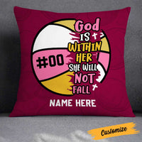 Personalized Love Volleyball Pillow DB166 87O23 thumb 1