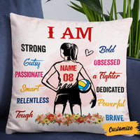 Personalized Love Volleyball Player Pillow DB164 95O57 thumb 1