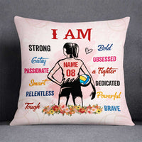 Personalized Love Volleyball Player Pillow DB164 95O57 thumb 1