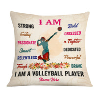 Personalized Love Volleyball Pillow DB166 30O36 thumb 1