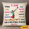 Personalized Love Volleyball Pillow DB166 30O36 1