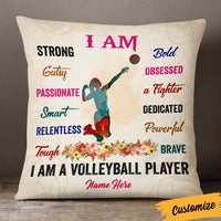 Personalized Love Volleyball Pillow DB166 30O36 thumb 1