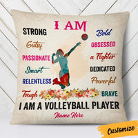 Personalized Love Volleyball Pillow DB166 30O36 thumb 1