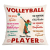 Personalized Love Volleyball Pillow DB166 95O53 1