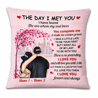 Personalized Valentines Couple Pillow DB164 26O23 thumb 1