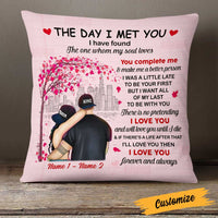 Personalized Valentines Couple Pillow DB164 26O23 thumb 1