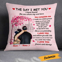 Personalized Valentines Couple Pillow DB164 26O23 thumb 1