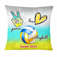 Personalized Love Volleyball Pillow DB165 26O47 thumb 1