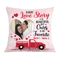 Personalized Valentine Couple Photo Pillow DB166 26O57 thumb 1