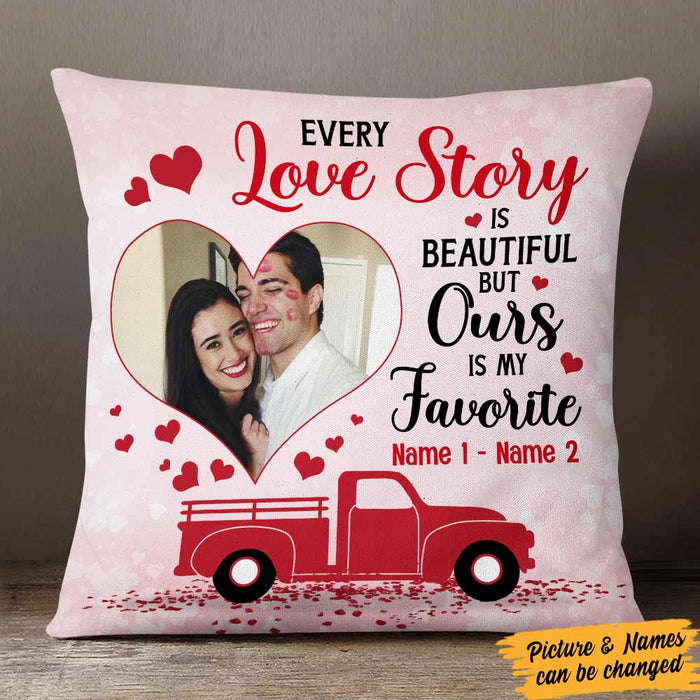 Personalized Valentine Couple Photo Pillow DB166 26O57 1
