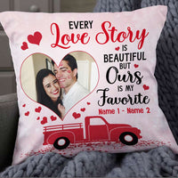 Personalized Valentine Couple Photo Pillow DB166 26O57 thumb 1