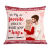 Personalized Valentine Couple Inside Your Hug Pillow DB162 23O36 1