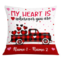 Personalized Valentine Couple Pillow DB167 26O53 thumb 1