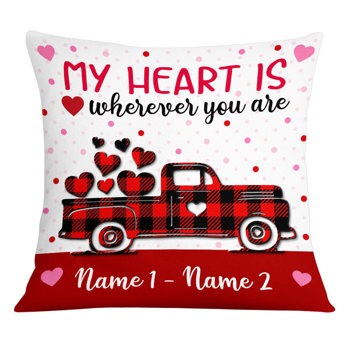 Personalized Valentine Couple Pillow DB167 26O53 1