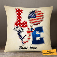 Personalized Love Volleyball Pillow DB166 23O57 thumb 1