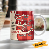 Personalized Grandpa Grandma Mom Dad Tree Mug NB181 81O32 thumb 1