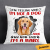 Personalized Dog Photo Baby Pillow DB171 81O36 1
