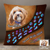 Personalized Dog Photo Never Walk Alone Pillow DB173 85O53 1