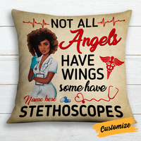 Personalized BWA Nurse Stethoscope Pillow DB174 81O24 thumb 1