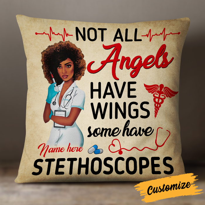 Personalized BWA Nurse Stethoscope Pillow DB174 81O24 1