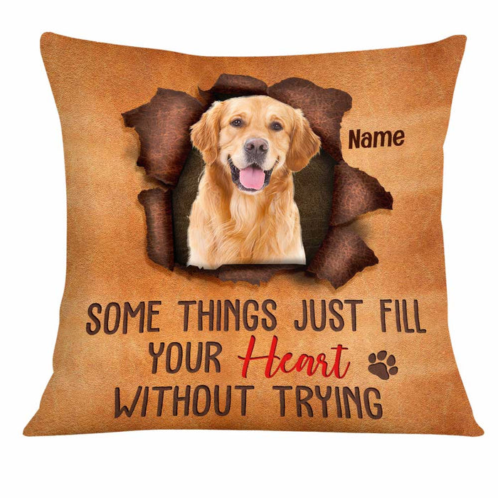 Personalized Dog Photo Pillow DB175 87O34 1