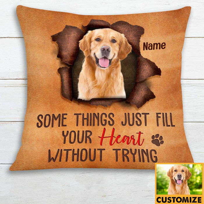 Personalized Dog Photo Pillow DB175 87O34 1
