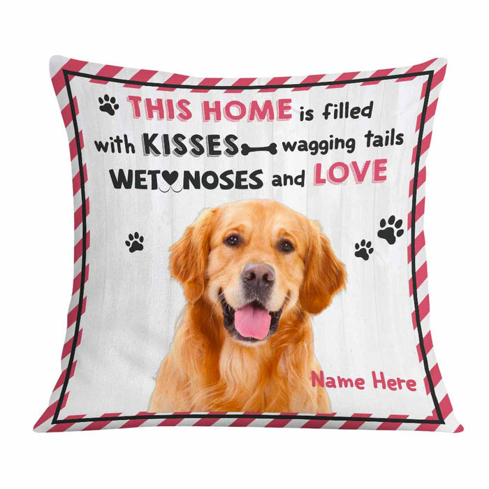 Personalized Dog Photo Filled With Love Pillow DB173 26O58 1