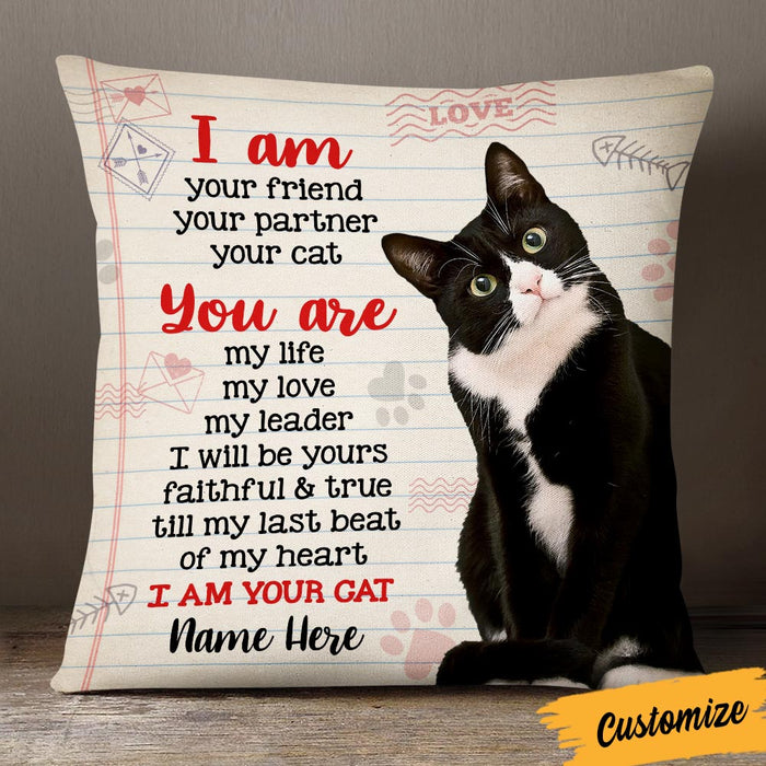 Personalized Cat Photo Pillow DB201 26O36 1