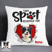 Personalized Dog Photo Spot Pillow DB176 95O53 thumb 1