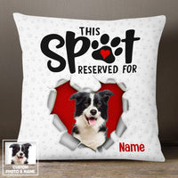 Personalized Dog Photo Spot Pillow DB176 95O53 thumb 1
