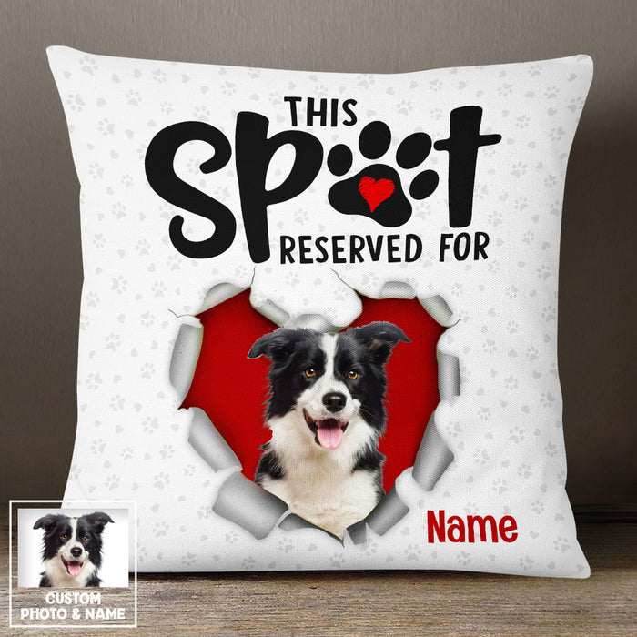 Personalized Dog Photo Spot Pillow DB176 95O53 1