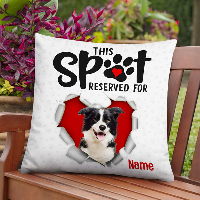 Personalized Dog Photo Spot Pillow DB176 95O53 1