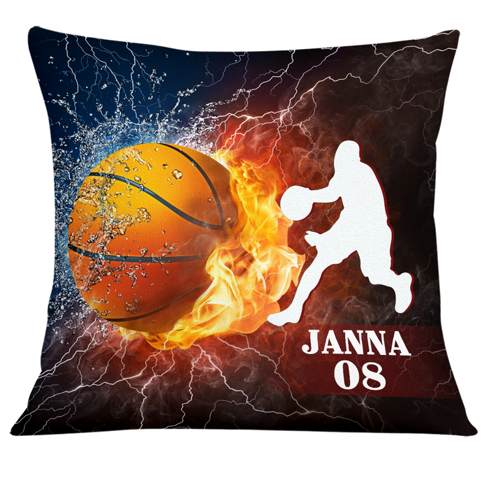 Personalized Love Basketball Pillow DB185 87O24 1