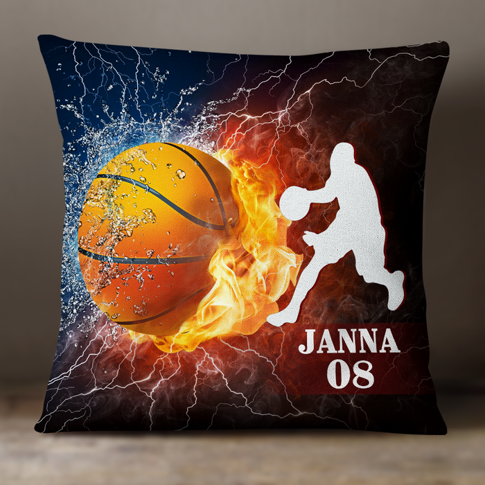 Personalized Love Basketball Pillow DB185 87O24 1