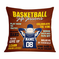 Personalized Love Basketball Player Life Lessons Pillow DB183 85O57 thumb 1