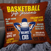 Personalized Love Basketball Player Life Lessons Pillow DB183 85O57 1