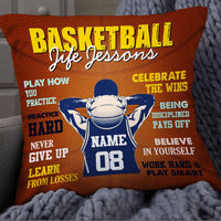 Personalized Love Basketball Player Life Lessons Pillow DB183 85O57 thumb 1