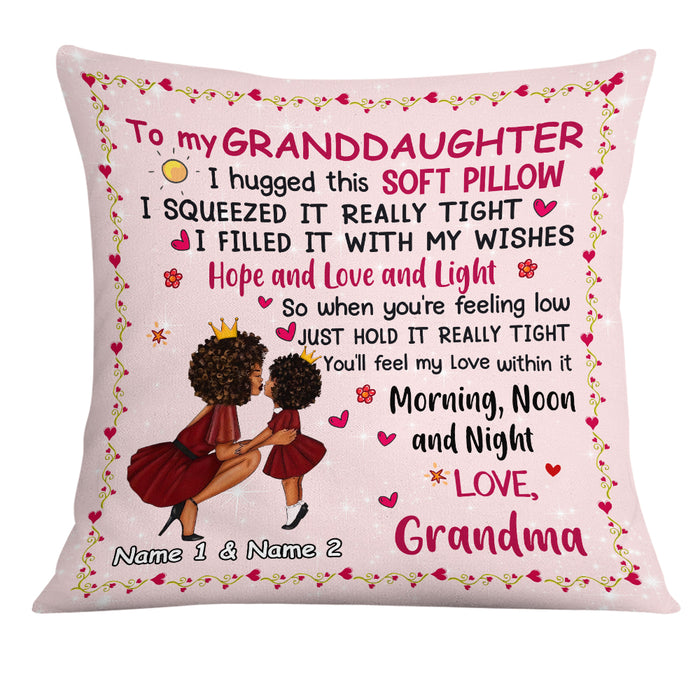 Personalized BWA Mom Grandma Daughter Granddaughter Pillow DB181 87O19 1