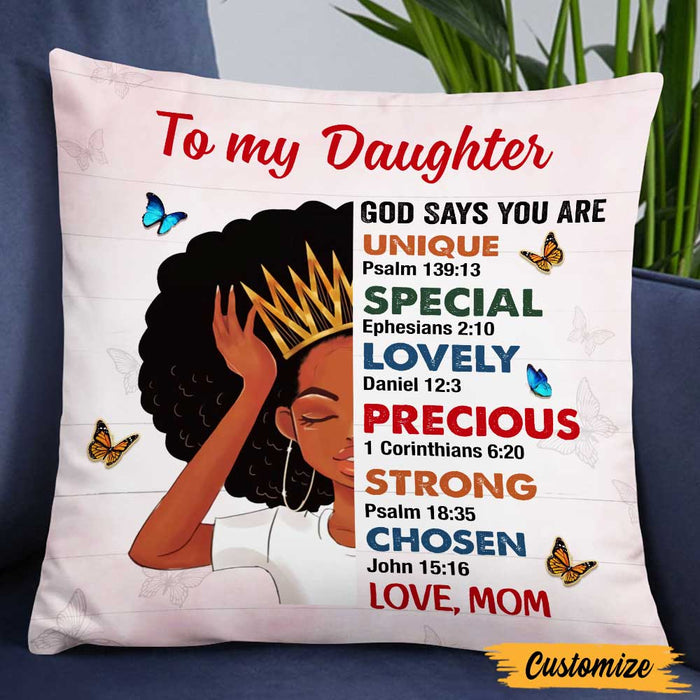 Personalized BWA Mom Grandma Daughter Granddaughter Pillow DB188 87O47 1