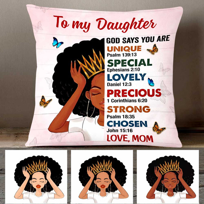 Personalized BWA Mom Grandma Daughter Granddaughter Pillow DB188 87O47 1