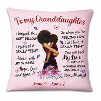 Personalized BWA Daughter Granddaughter Mom Grandma Pillow DB181 95O23 thumb 1