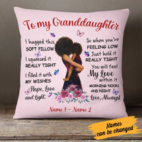 Personalized BWA Daughter Granddaughter Mom Grandma Pillow DB181 95O23 thumb 1