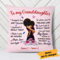 Personalized BWA Daughter Granddaughter Mom Grandma Pillow DB181 95O23 thumb 1