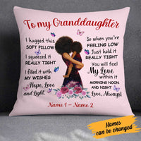 Personalized BWA Daughter Granddaughter Mom Grandma Pillow DB181 95O23 thumb 1